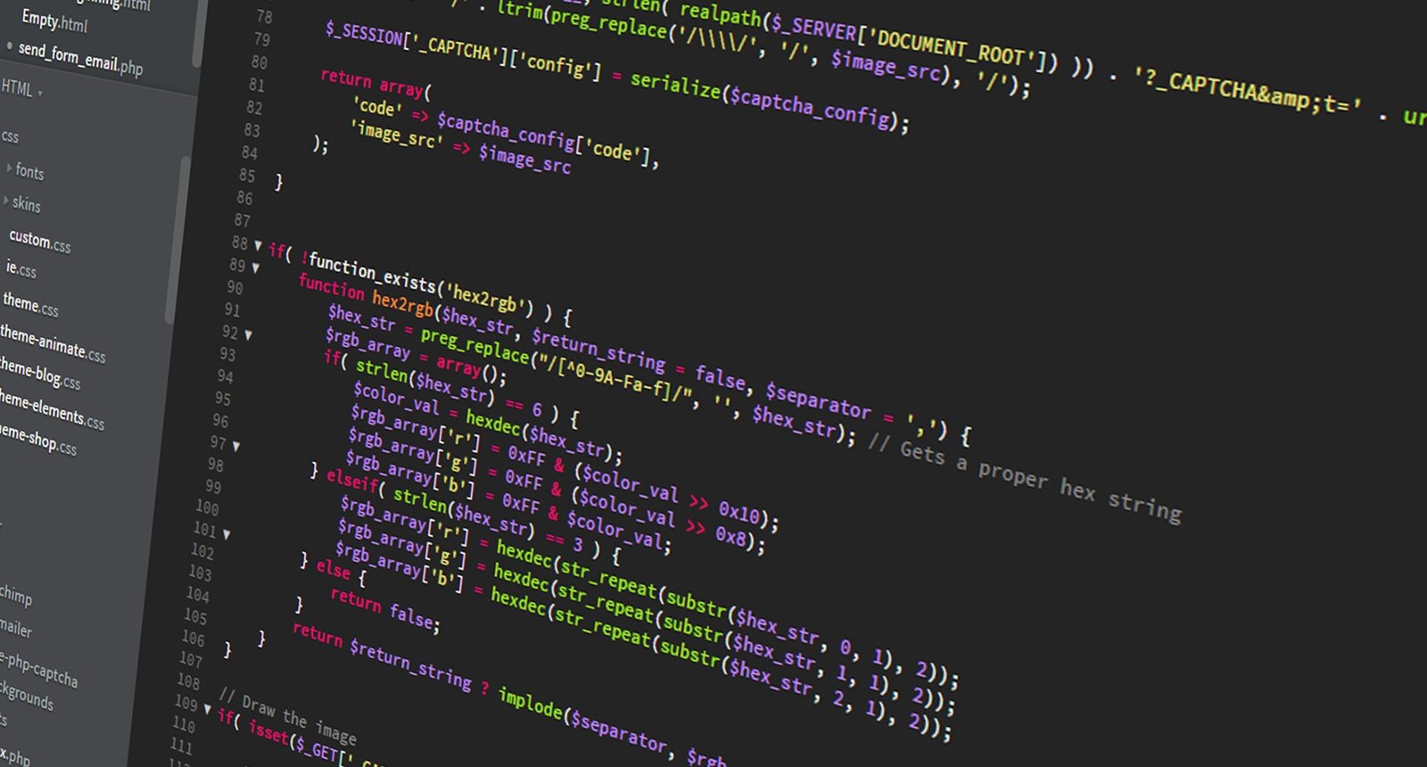 Website development